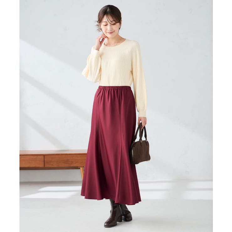 【洗える】求心風クルーネックニット【新色追加】 | a.v.v【WOMEN】 | 詳細画像38 