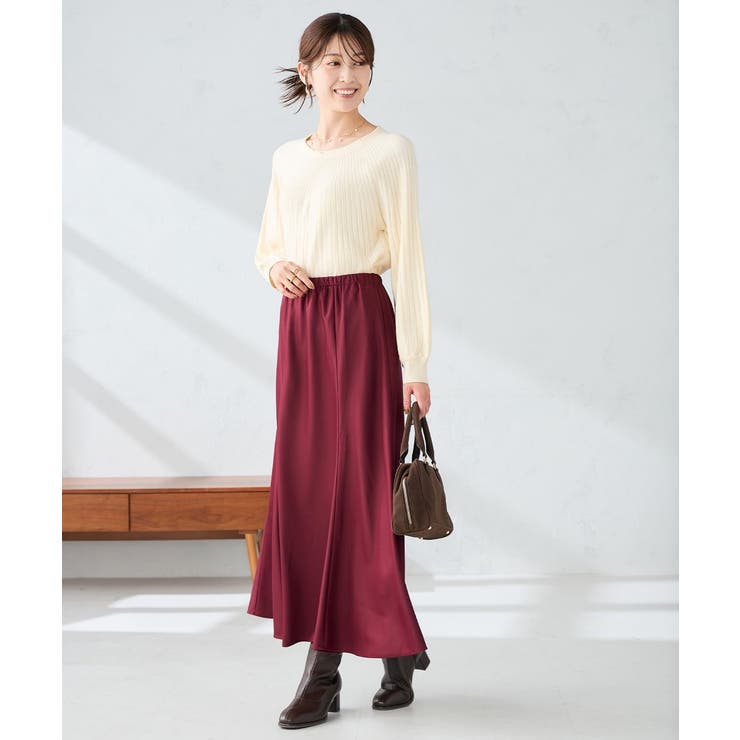 【洗える】求心風クルーネックニット【新色追加】 | a.v.v【WOMEN】 | 詳細画像39 