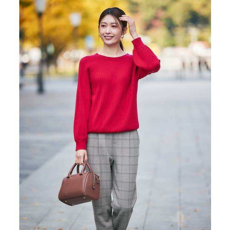 【洗える】求心風クルーネックニット【新色追加】 | a.v.v【WOMEN】 | 詳細画像4 