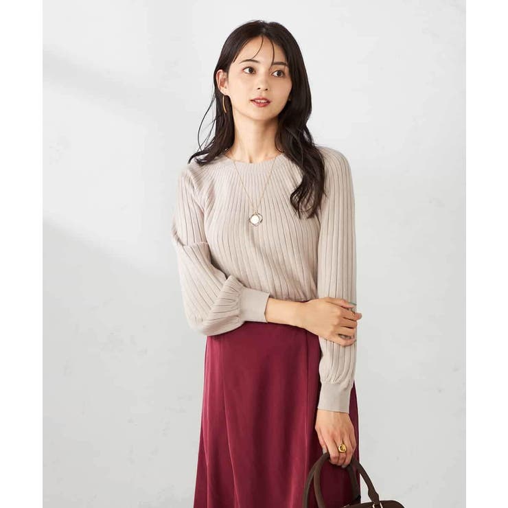 【洗える】求心風クルーネックニット【新色追加】 | a.v.v【WOMEN】 | 詳細画像40 
