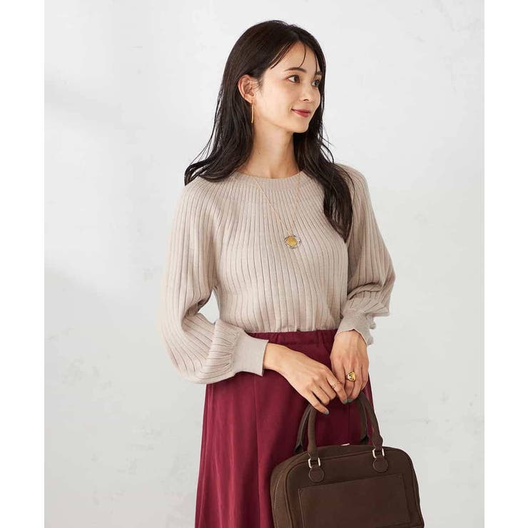 【洗える】求心風クルーネックニット【新色追加】 | a.v.v【WOMEN】 | 詳細画像42 