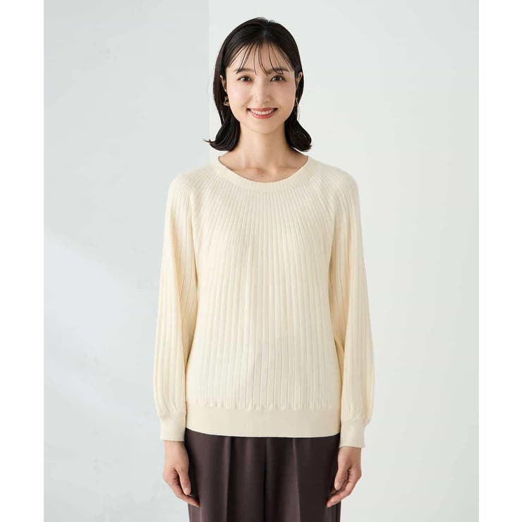 【洗える】求心風クルーネックニット【新色追加】 | a.v.v【WOMEN】 | 詳細画像55 