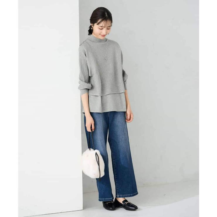 【2SET 雑誌InRed(宝島社)12月号掲載】クロップドニット＆ニットベスト | a.v.v【WOMEN】 | 詳細画像11 