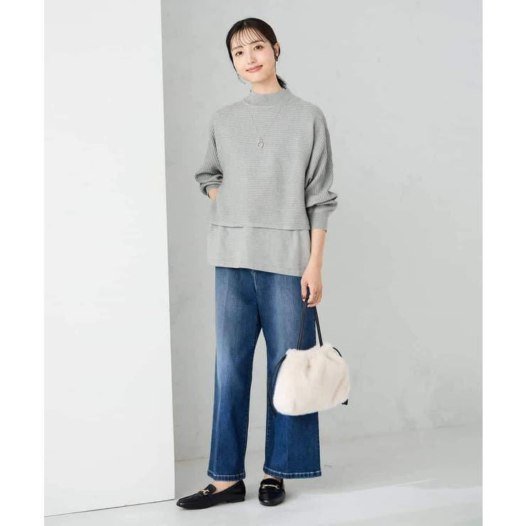 【2SET 雑誌InRed(宝島社)12月号掲載】クロップドニット＆ニットベスト | a.v.v【WOMEN】 | 詳細画像14 