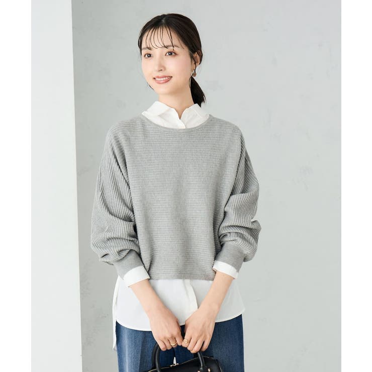 【2SET 雑誌InRed(宝島社)12月号掲載】クロップドニット＆ニットベスト | a.v.v【WOMEN】 | 詳細画像15 