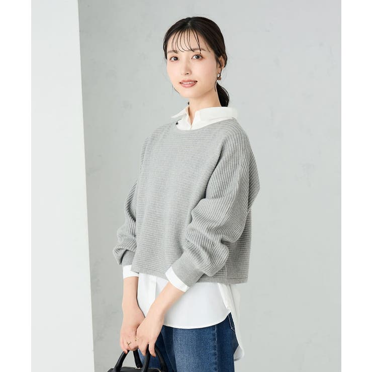 【2SET 雑誌InRed(宝島社)12月号掲載】クロップドニット＆ニットベスト | a.v.v【WOMEN】 | 詳細画像16 