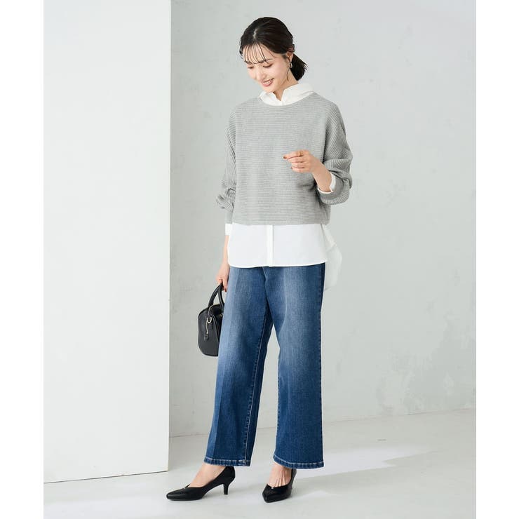 【2SET 雑誌InRed(宝島社)12月号掲載】クロップドニット＆ニットベスト | a.v.v【WOMEN】 | 詳細画像17 