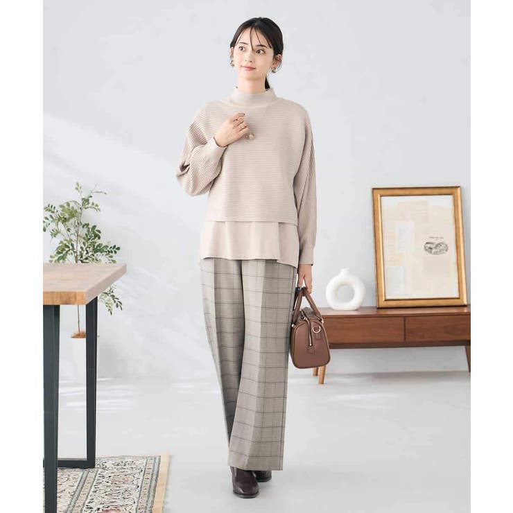 【2SET 雑誌InRed(宝島社)12月号掲載】クロップドニット＆ニットベスト | a.v.v【WOMEN】 | 詳細画像2 