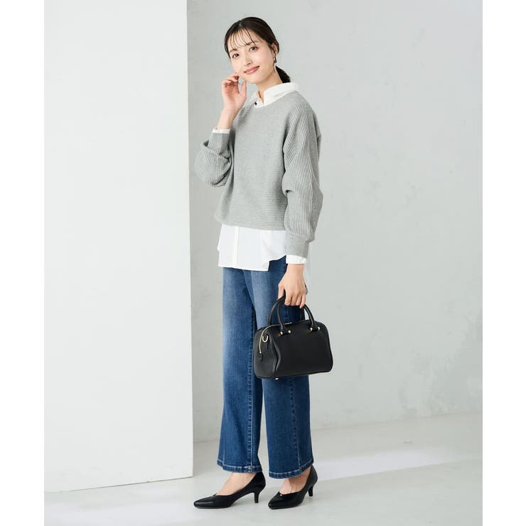 【2SET 雑誌InRed(宝島社)12月号掲載】クロップドニット＆ニットベスト | a.v.v【WOMEN】 | 詳細画像20 