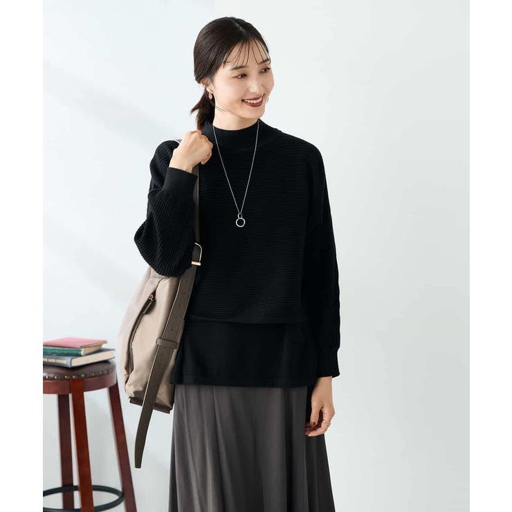 【2SET 雑誌InRed(宝島社)12月号掲載】クロップドニット＆ニットベスト | a.v.v【WOMEN】 | 詳細画像21 