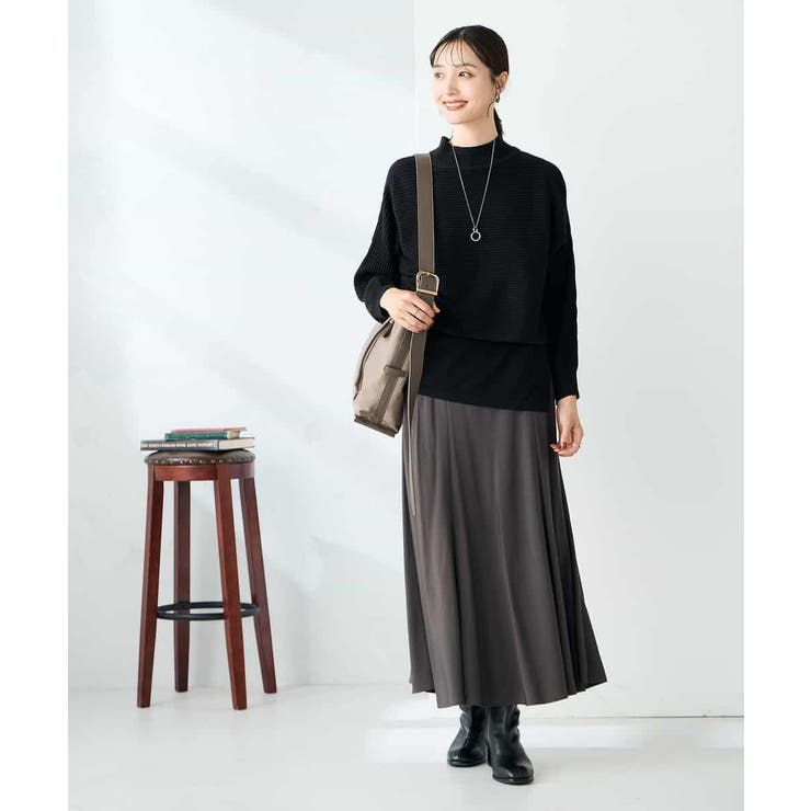 【2SET 雑誌InRed(宝島社)12月号掲載】クロップドニット＆ニットベスト | a.v.v【WOMEN】 | 詳細画像23 