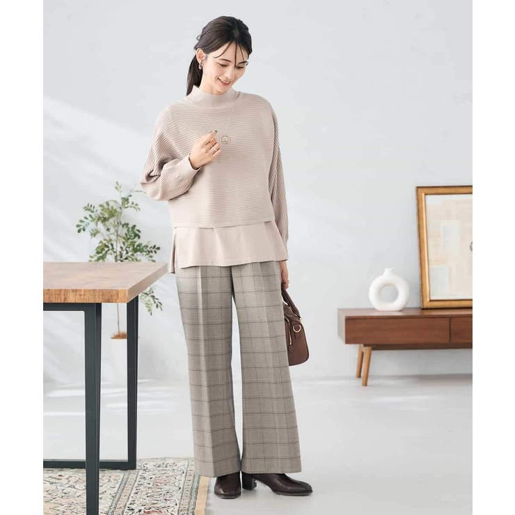 【2SET 雑誌InRed(宝島社)12月号掲載】クロップドニット＆ニットベスト | a.v.v【WOMEN】 | 詳細画像3 