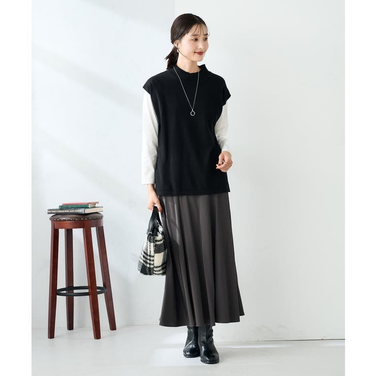 【2SET 雑誌InRed(宝島社)12月号掲載】クロップドニット＆ニットベスト | a.v.v【WOMEN】 | 詳細画像30 