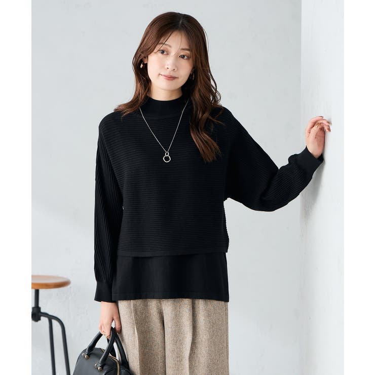 【2SET 雑誌InRed(宝島社)12月号掲載】クロップドニット＆ニットベスト | a.v.v【WOMEN】 | 詳細画像33 