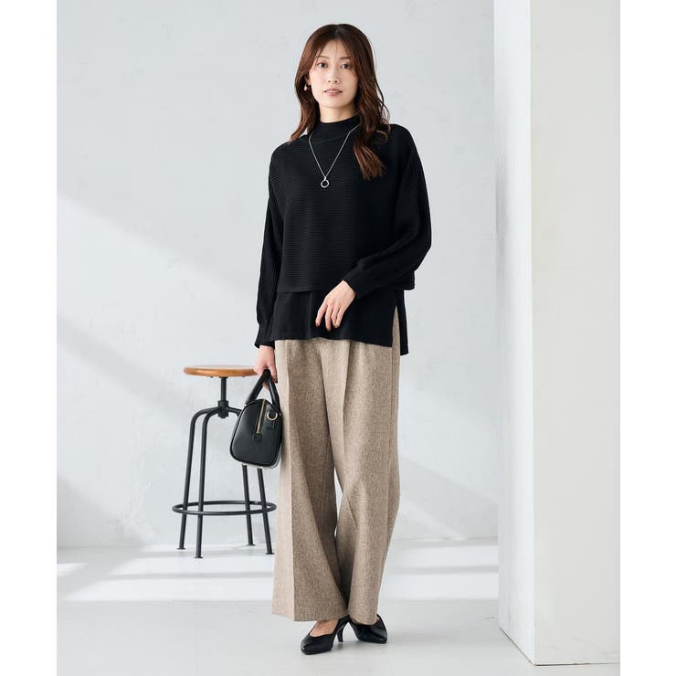 【2SET 雑誌InRed(宝島社)12月号掲載】クロップドニット＆ニットベスト | a.v.v【WOMEN】 | 詳細画像34 