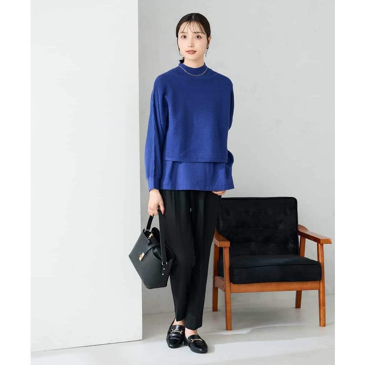 【2SET 雑誌InRed(宝島社)12月号掲載】クロップドニット＆ニットベスト | a.v.v【WOMEN】 | 詳細画像50 