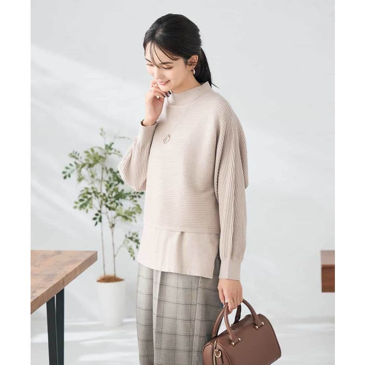 【2SET 雑誌InRed(宝島社)12月号掲載】クロップドニット＆ニットベスト | a.v.v【WOMEN】 | 詳細画像53 