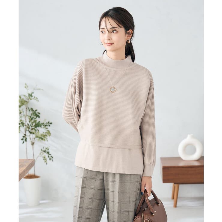 【2SET 雑誌InRed(宝島社)12月号掲載】クロップドニット＆ニットベスト | a.v.v【WOMEN】 | 詳細画像54 