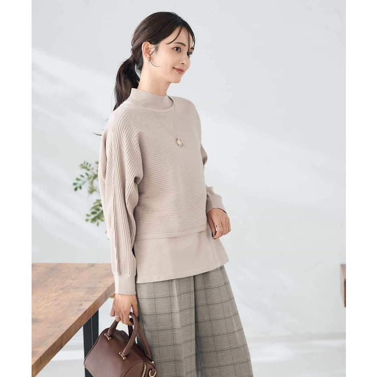 【2SET 雑誌InRed(宝島社)12月号掲載】クロップドニット＆ニットベスト | a.v.v【WOMEN】 | 詳細画像55 