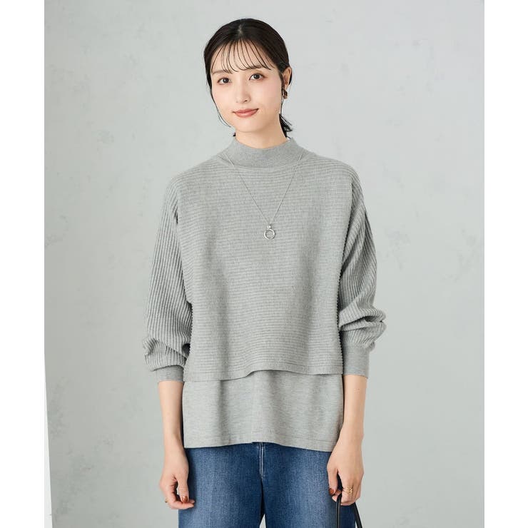 【2SET 雑誌InRed(宝島社)12月号掲載】クロップドニット＆ニットベスト | a.v.v【WOMEN】 | 詳細画像6 