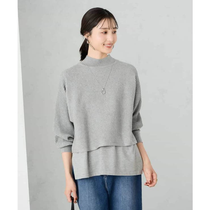 【2SET 雑誌InRed(宝島社)12月号掲載】クロップドニット＆ニットベスト | a.v.v【WOMEN】 | 詳細画像7 