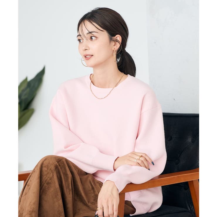 スウェットライクニット | a.v.v【WOMEN】 | 詳細画像2 