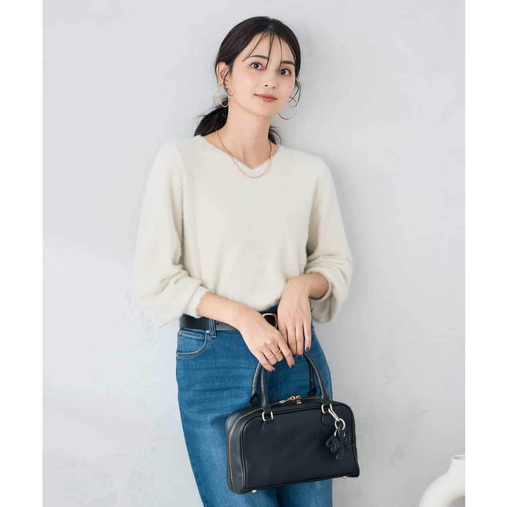 ヘアリーラメVネックニット | a.v.v【WOMEN】 | 詳細画像22