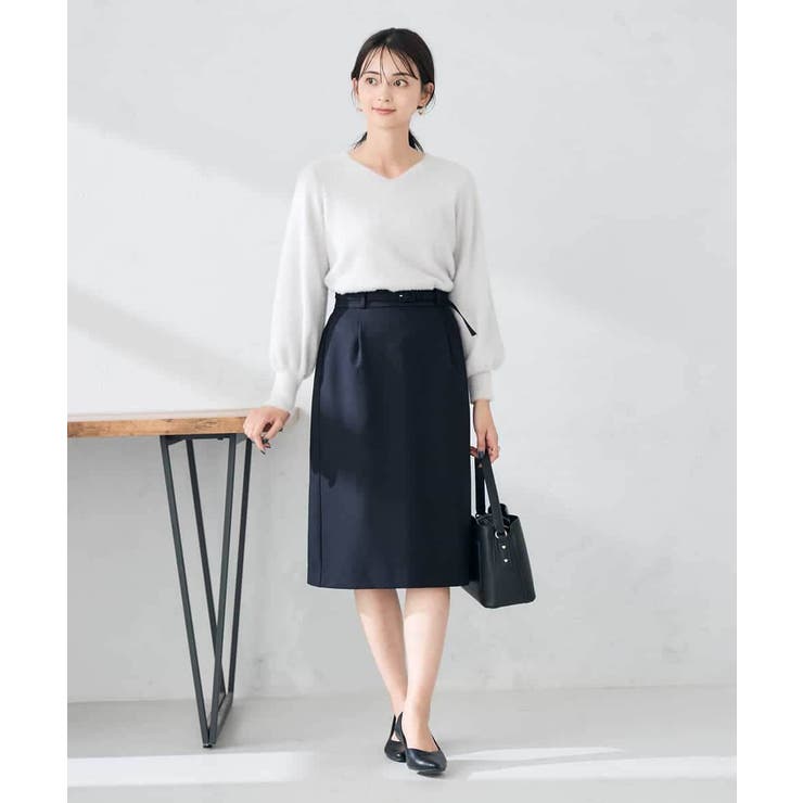 ヘアリーラメVネックニット | a.v.v【WOMEN】 | 詳細画像30