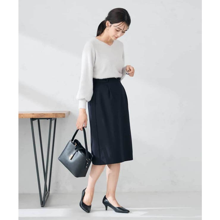 ヘアリーラメVネックニット | a.v.v【WOMEN】 | 詳細画像32