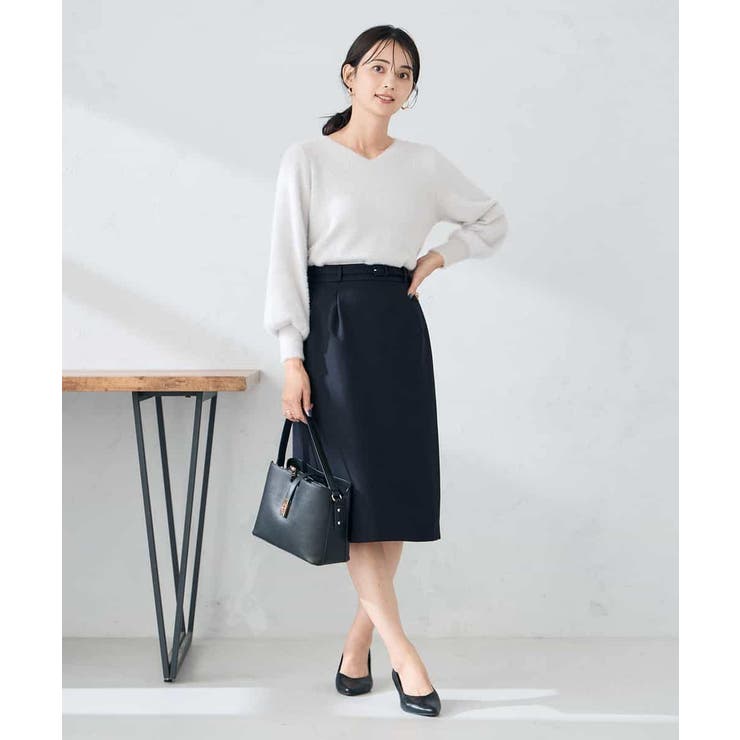 ヘアリーラメVネックニット | a.v.v【WOMEN】 | 詳細画像33