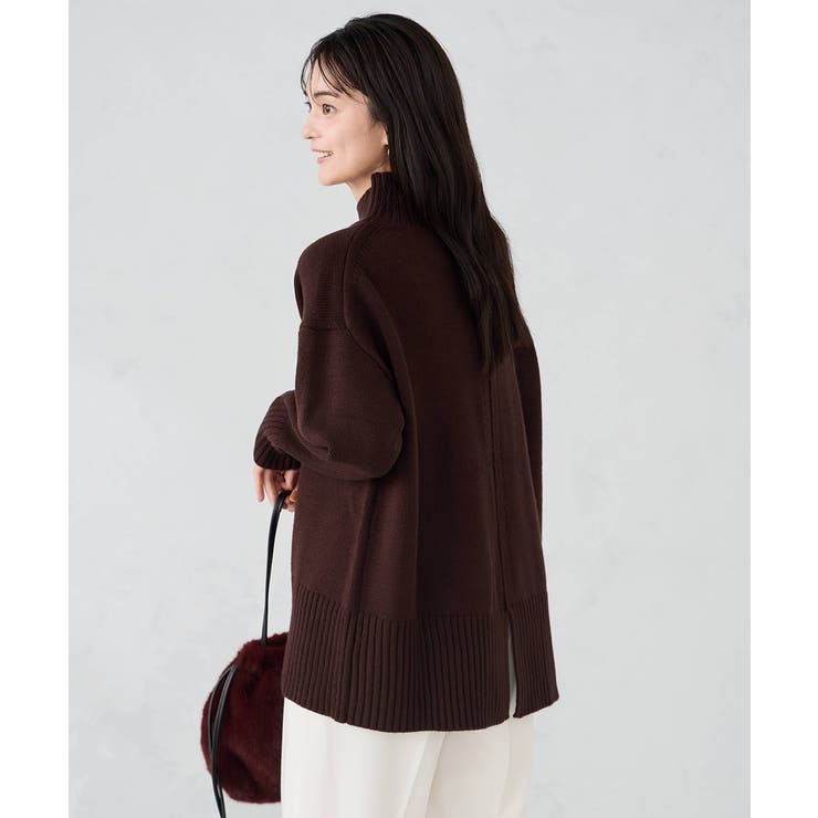 ブラウン | バックスリットニット | a.v.v【WOMEN】