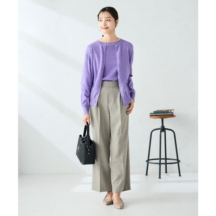 【洗える】ボートネック美ラクるパフスリーブニット | a.v.v【WOMEN】 | 詳細画像22 