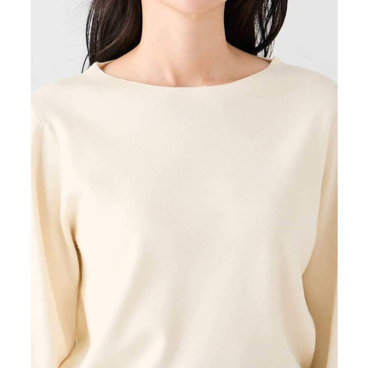 【洗える】ボートネック美ラクるパフスリーブニット | a.v.v【WOMEN】 | 詳細画像59 