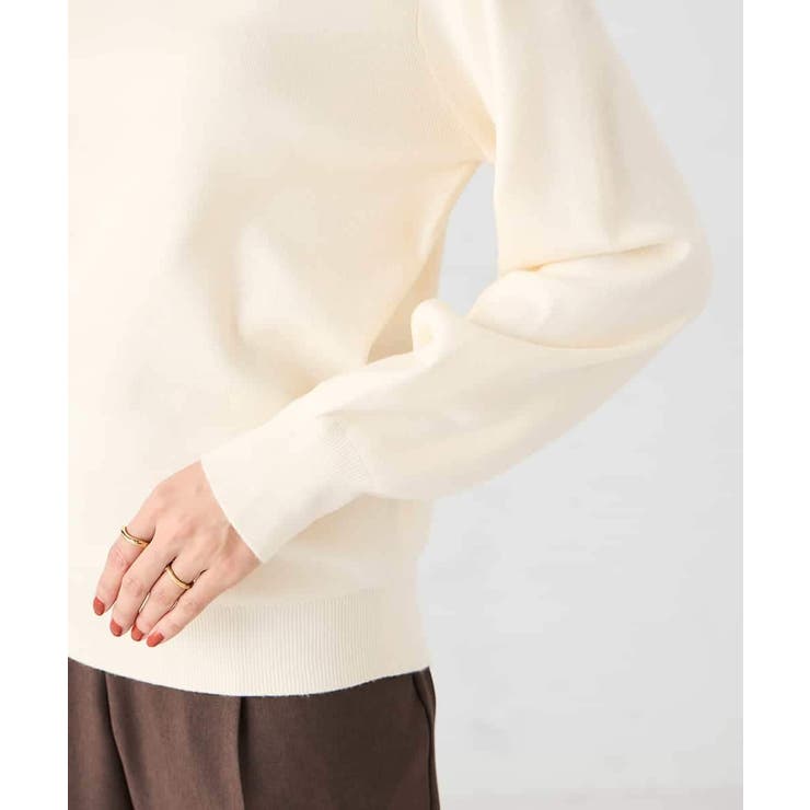 【洗える】ボートネック美ラクるパフスリーブニット | a.v.v【WOMEN】 | 詳細画像60 