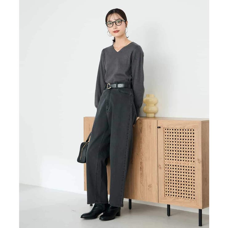 【洗える】Vネック美ラクるパフスリーブニット【WEB限定】 | a.v.v【WOMEN】 | 詳細画像22 