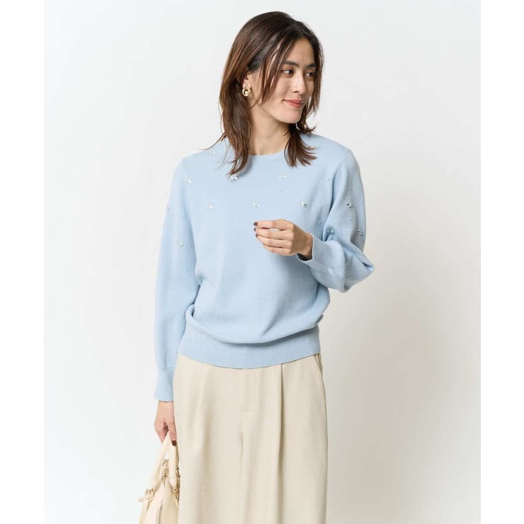 キラキラビジューニット | a.v.v【WOMEN】 | 詳細画像1 