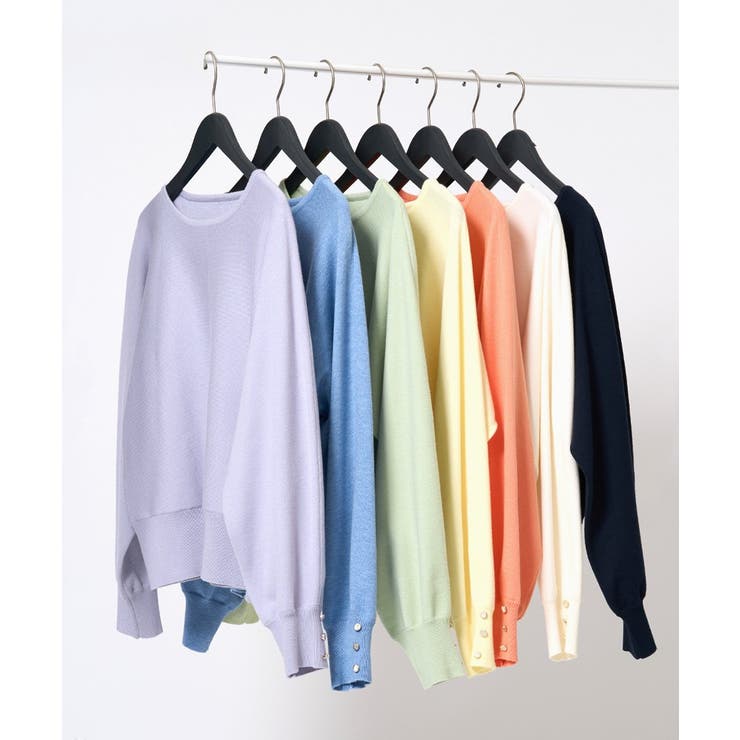 バックスリットドルマンニット | a.v.v【WOMEN】 | 詳細画像2 