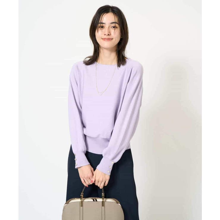 バックスリットドルマンニット | a.v.v【WOMEN】 | 詳細画像30 