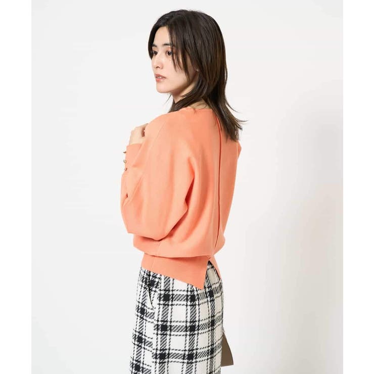 バックスリットドルマンニット | a.v.v【WOMEN】 | 詳細画像4 