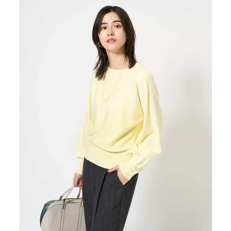 バックスリットドルマンニット | a.v.v【WOMEN】 | 詳細画像8 