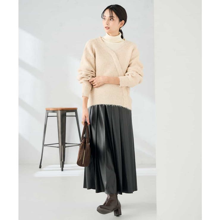 カシュクールライクVネックニット | a.v.v【WOMEN】 | 詳細画像12 