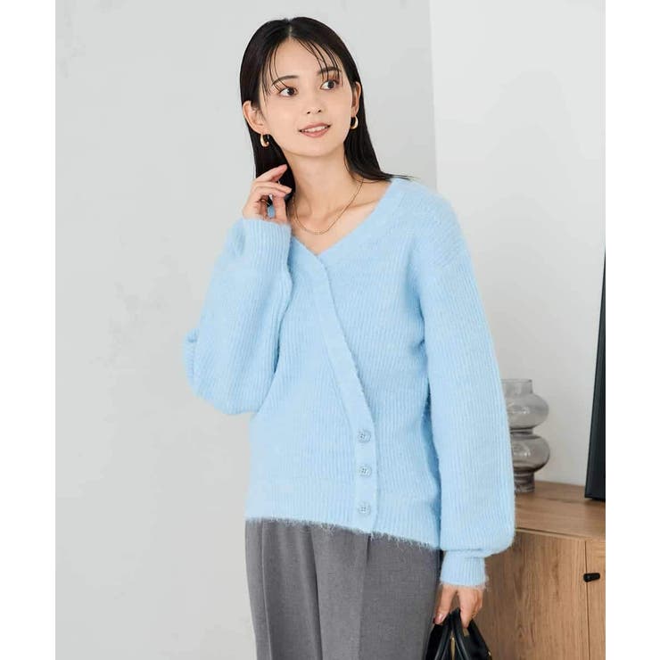 カシュクールライクVネックニット | a.v.v【WOMEN】 | 詳細画像3 