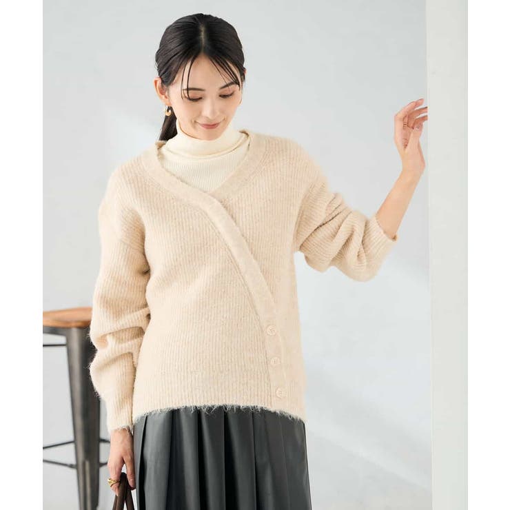 カシュクールライクVネックニット | a.v.v【WOMEN】 | 詳細画像9 