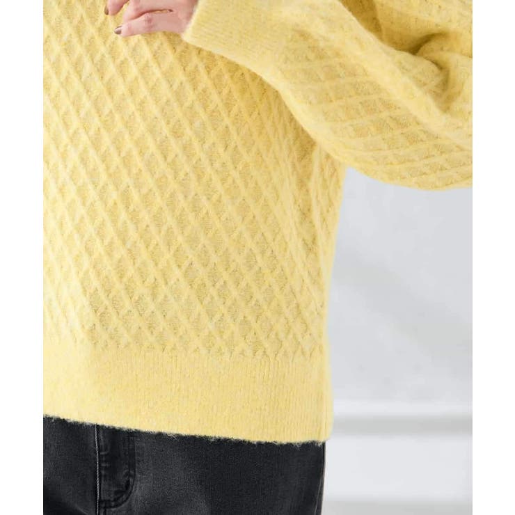 ダイヤ柄ニットプルオーバー | a.v.v【WOMEN】 | 詳細画像20 