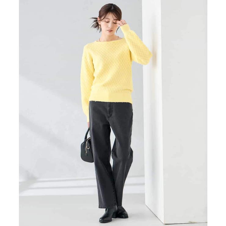 ダイヤ柄ニットプルオーバー | a.v.v【WOMEN】 | 詳細画像5 