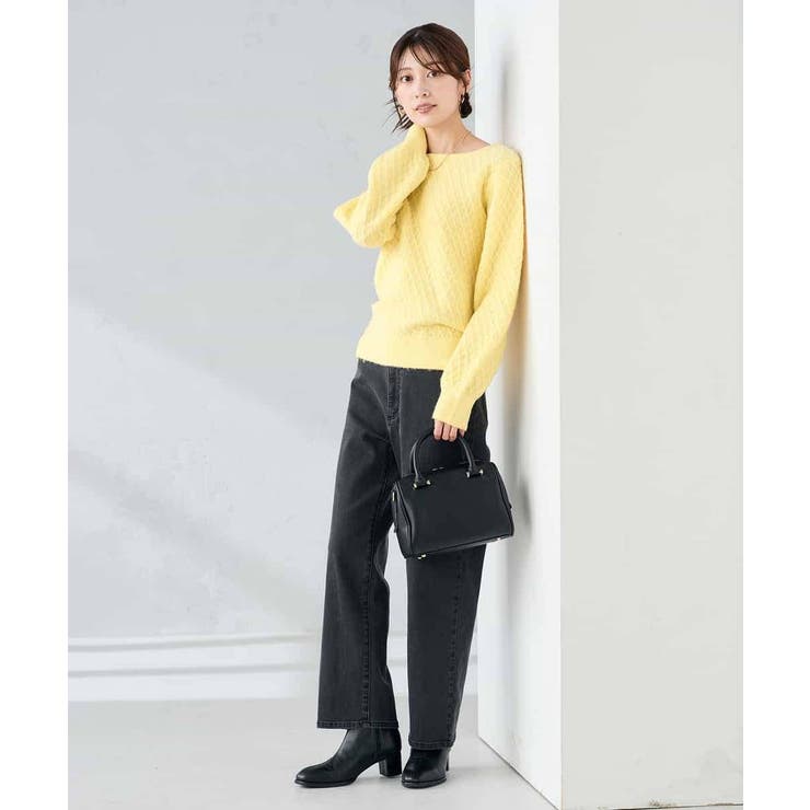 ダイヤ柄ニットプルオーバー | a.v.v【WOMEN】 | 詳細画像7 