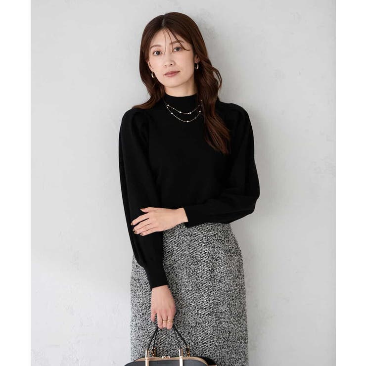 プチハイネックショルダータックニット | a.v.v【WOMEN】 | 詳細画像11 