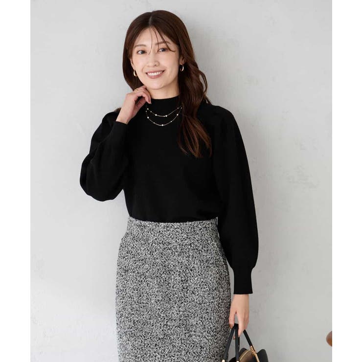 プチハイネックショルダータックニット | a.v.v【WOMEN】 | 詳細画像12 