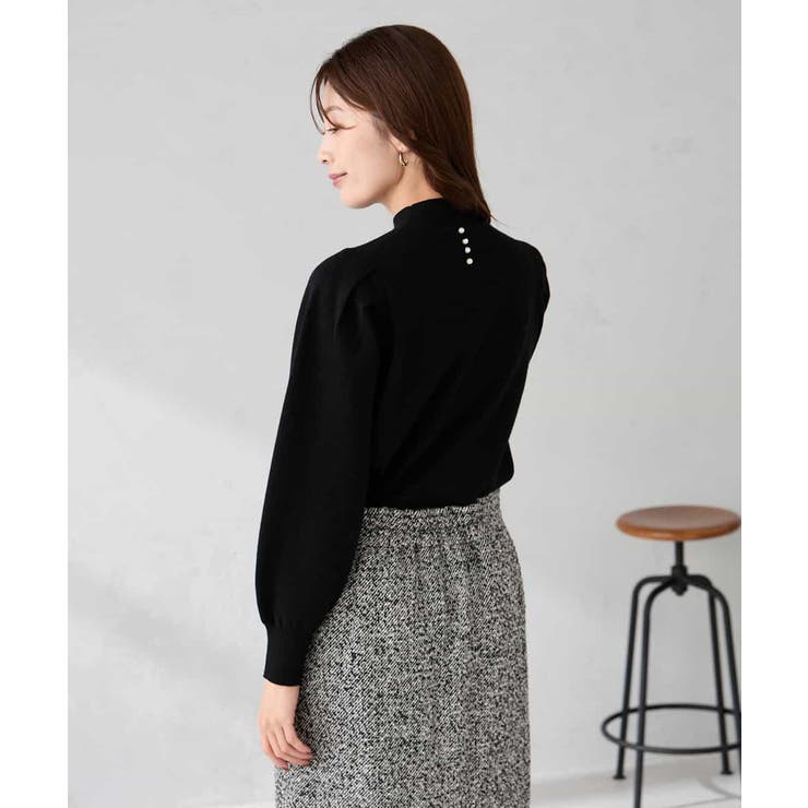 プチハイネックショルダータックニット | a.v.v【WOMEN】 | 詳細画像13 