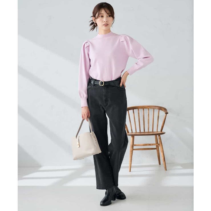 プチハイネックショルダータックニット | a.v.v【WOMEN】 | 詳細画像4 